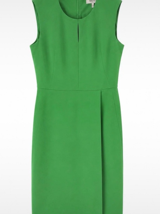 Kasper Dresses & Skirts - Kasper Vibrant Green Sleeveless Midi Sheath Dress
